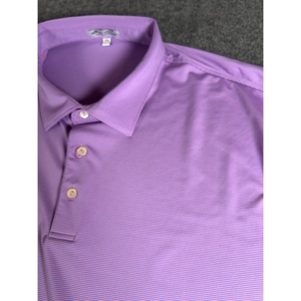 Peter Millar Polo‎ Shirt Mens XXL Purple Summer Comfort Golf